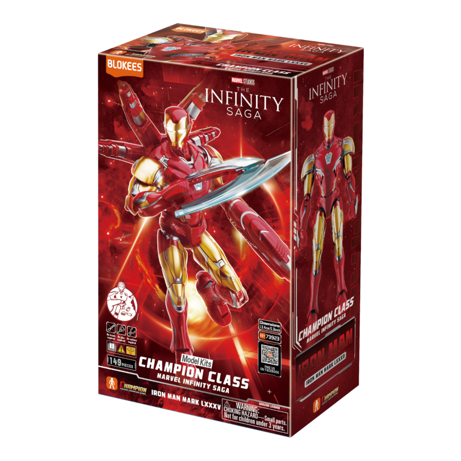 BLOKEES MARVEL INFINITY SAGA CHAMPION CLASS IRON MAN MK85 SE MODEL