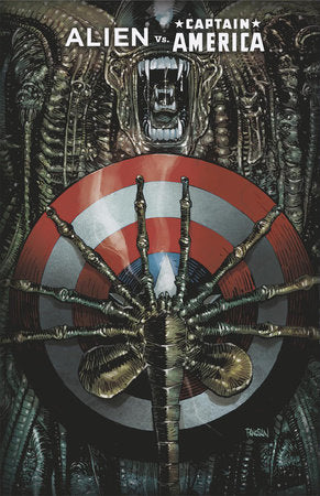 ALIEN VS CAPTAIN AMERICA (2025) #1 DAN PANOSIAN FOIL VAR