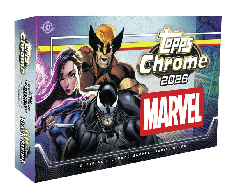 2026 TOPPS CHROME MARVEL HOBBY BOX
