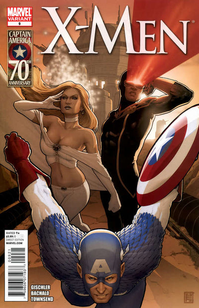 X-MEN VOL 3 #9 CAPTAIN AMERICA 70TH ANNIV CHRISTOPHER VAR
