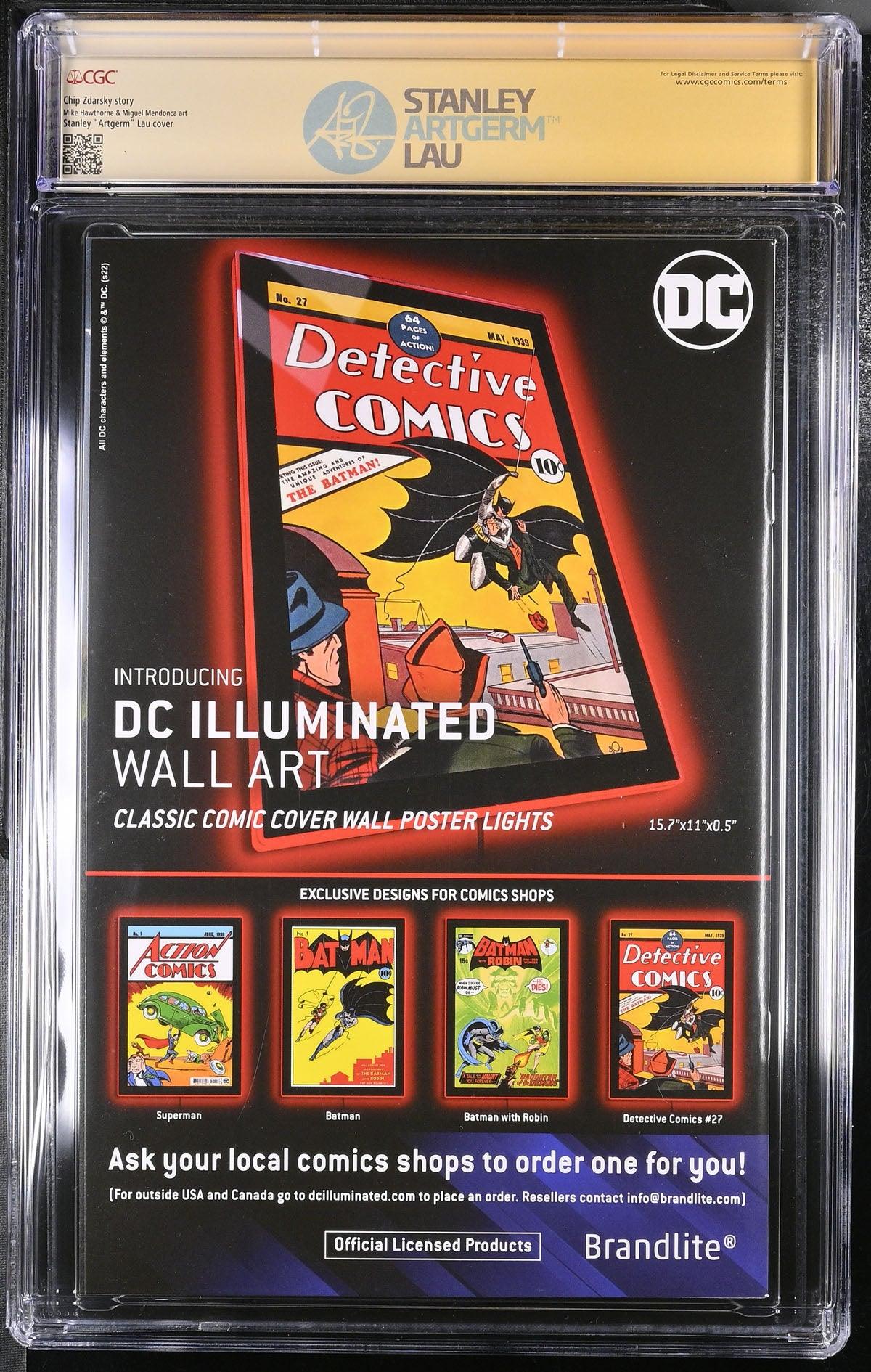 CGC BATMAN VOL 3 #131 LAU VARIANT (9.8) SIGNATURE SERIES - SIGNED BY STANLEY "ARTGERM" - Kings Comics