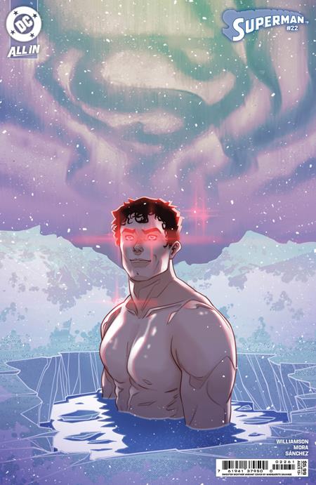 SUPERMAN (2023) #22 CVR E MARGUERITE SAUVAGE SWEATER WEATHER CARD STOCK VAR