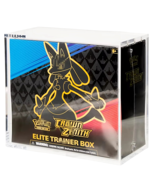 POKEMON TCG ACRYLIC ELITE TRAINER BOX DISPLAY CASE WITH MAGNETIC LID