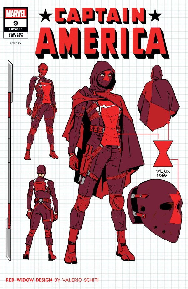 CAPTAIN AMERICA (2025) #9 10 COPY INCV VALERIO SCHITI DESIGN VAR