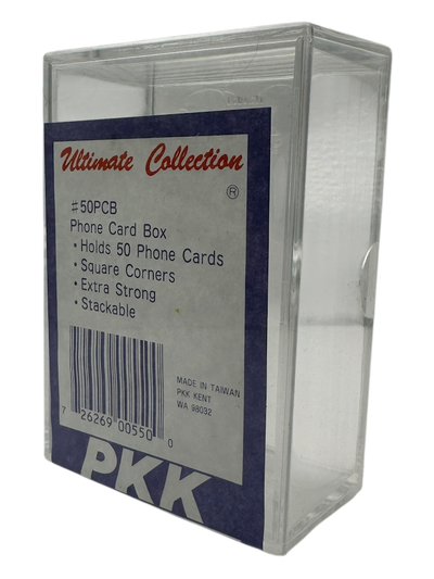 10x PKK 2 PIECE 50CT CLEAR PHONE CARD STORAGE
