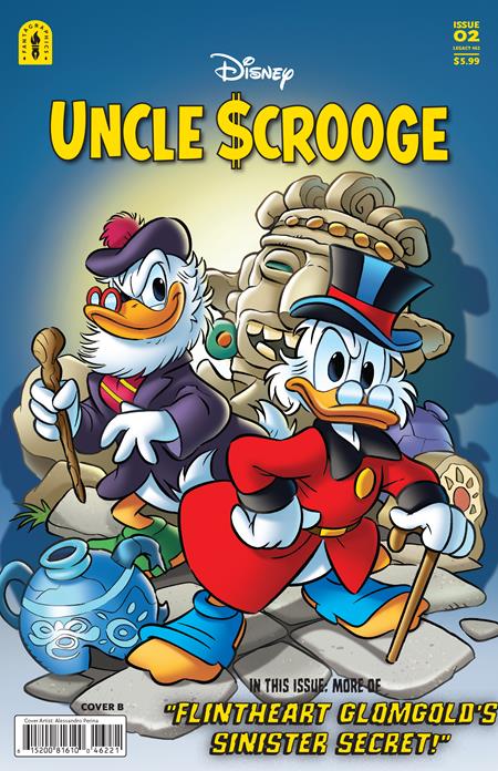 UNCLE SCROOGE FLINTHEART GLOMGOLDS SINISTER SECRET (2025) #2 CVR B ALESSANDRO PERINA