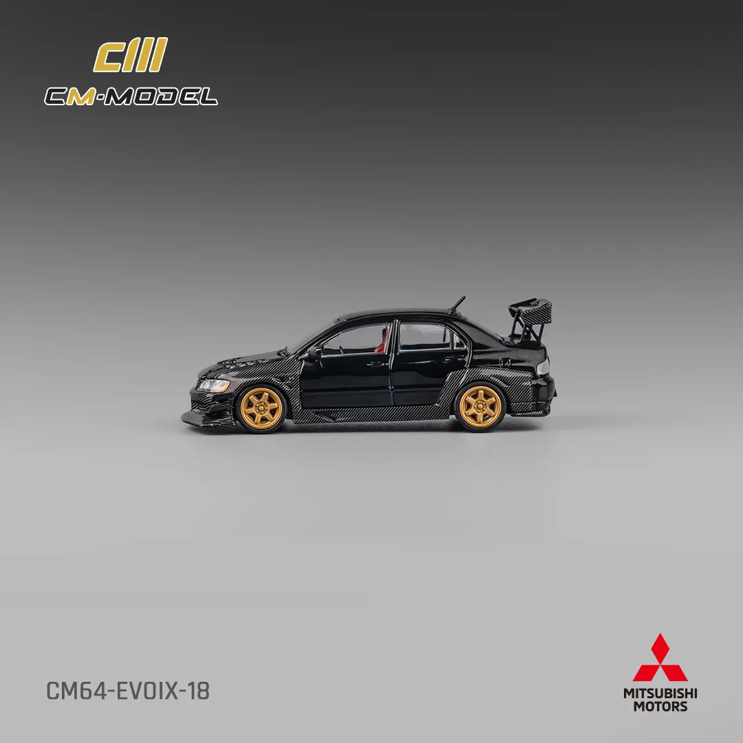 CM MODEL 1/64 MITSUBISHI LANCER EVOLUTION IX CARBON