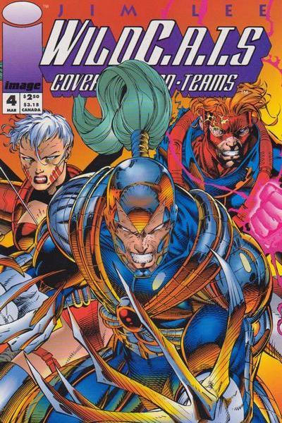 WILDCATS COVERT ACTION TEAMS (1992) #4 - POLYBAGGED WITH TRADING CARD