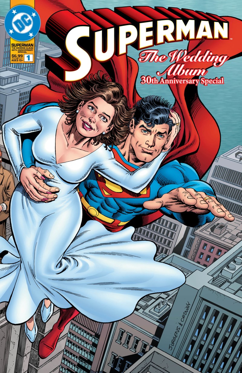SUPERMAN THE WEDDING ALBUM 30TH ANNIVERSARY SPECIAL (2026) #1 (ONE SHOT) CVR A DAN JURGENS & JERRY ORDWAY WRAPAROUND