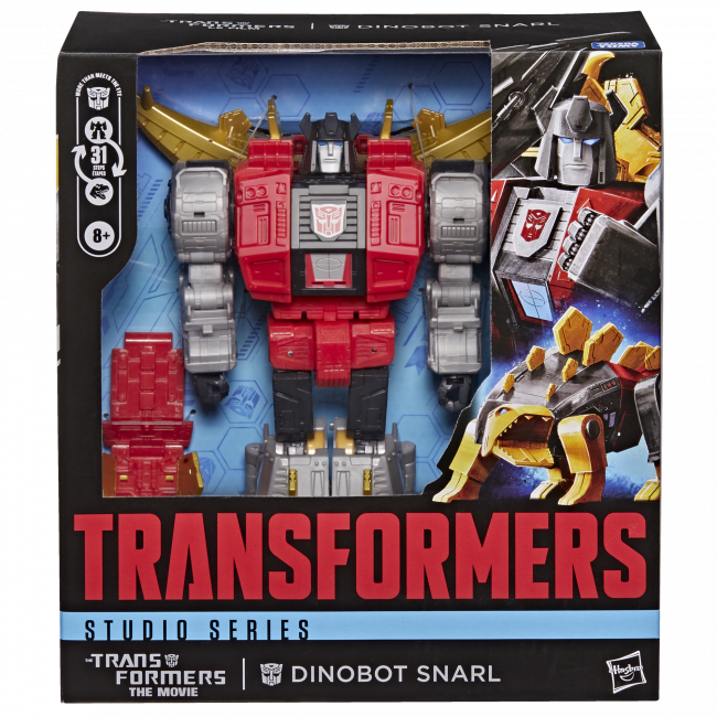 TRANSFORMERS STUDIO SERIES THE TRANSFORMERS THE MOVIE DINOBOT SNARL AF