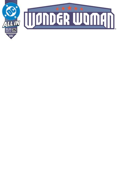 WONDER WOMAN (2023) #25 CVR F BLANK CARD STOCK VAR
