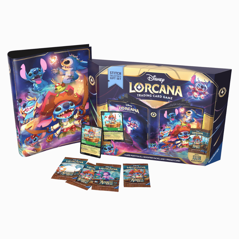 DISNEY LORCANA TCG: S6 AZURITE SEA STITCH COLLECTORS GIFT SET