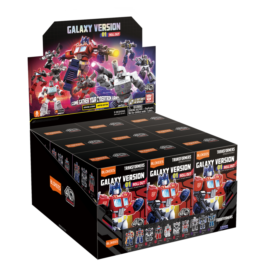 BLOKEES TRANSFORMERS GALAXY VER 1 MINI MODEL (BOX OF 9)