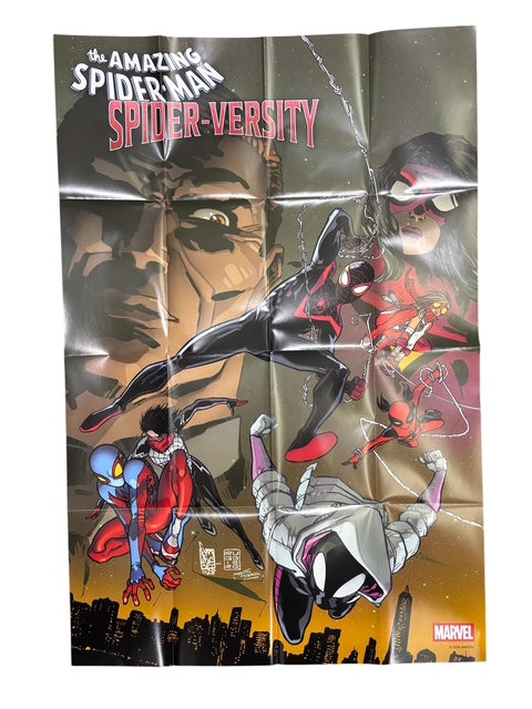 AMAZING SPIDER-MAN SPIDER-VERSITY (2026) #1 FOLDED PROMO POSTER