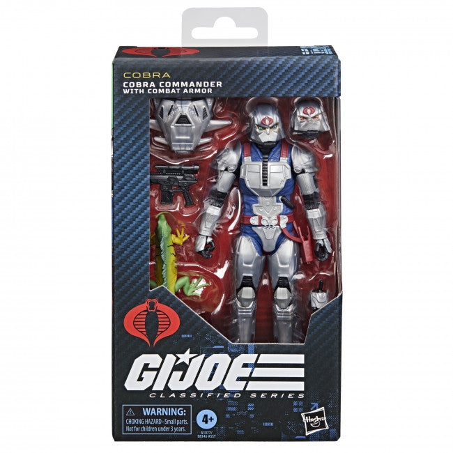 G.I. JOE CLASSIFIED SERIES #168 COBRA COMMANDER WITH COMBAT ARMOUR AF