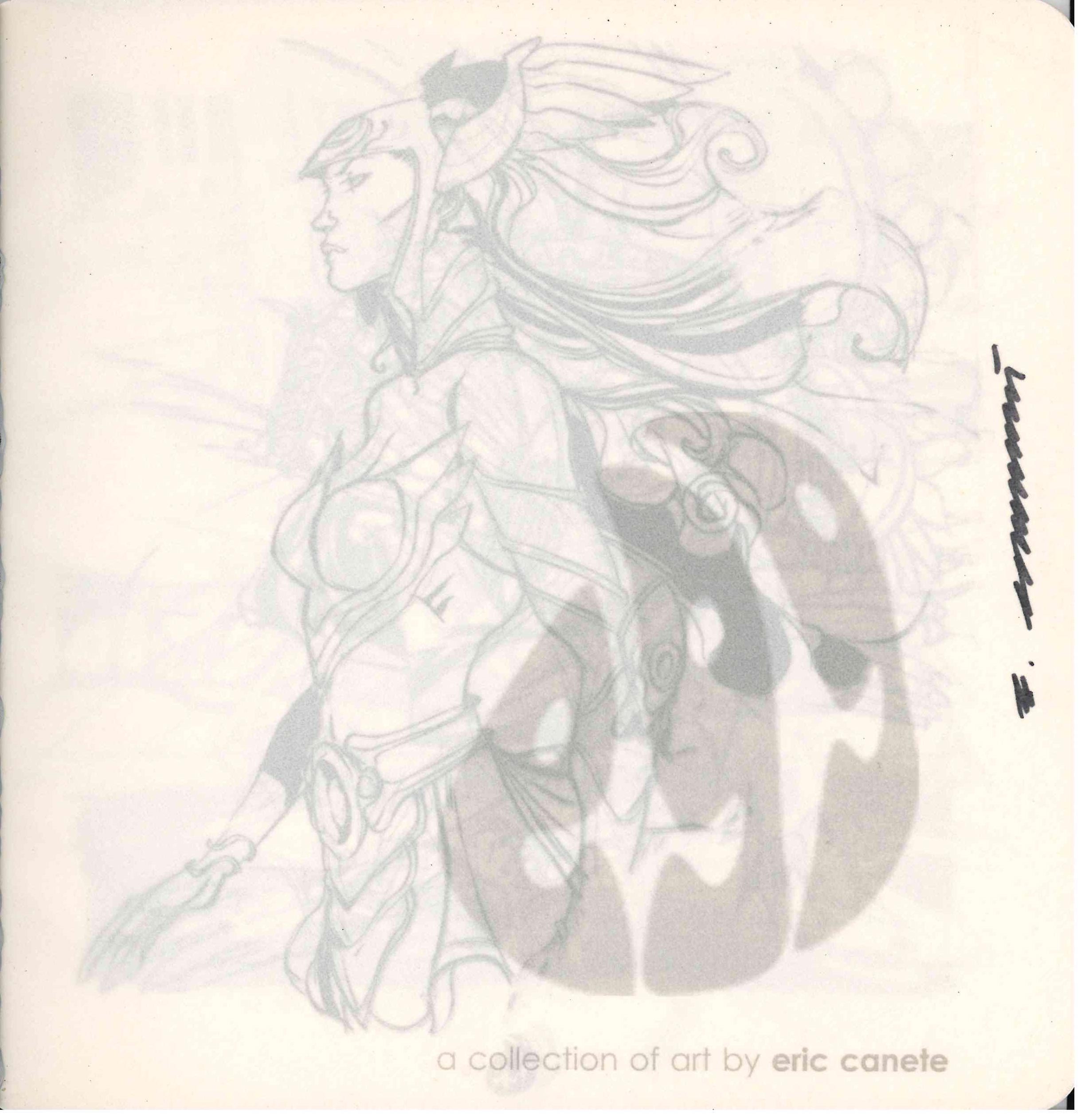 *SIGNED* ERIC CANETE EGG SKETCHBOOK (2010) - SECOND EDITION