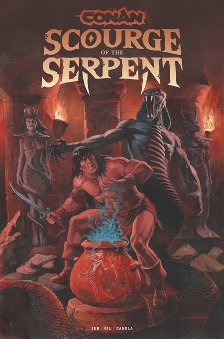 CONAN THE BARBARIAN SCOURGE OF THE SERPENT (2025) #1 CVR C GEOF ISHERWOOD