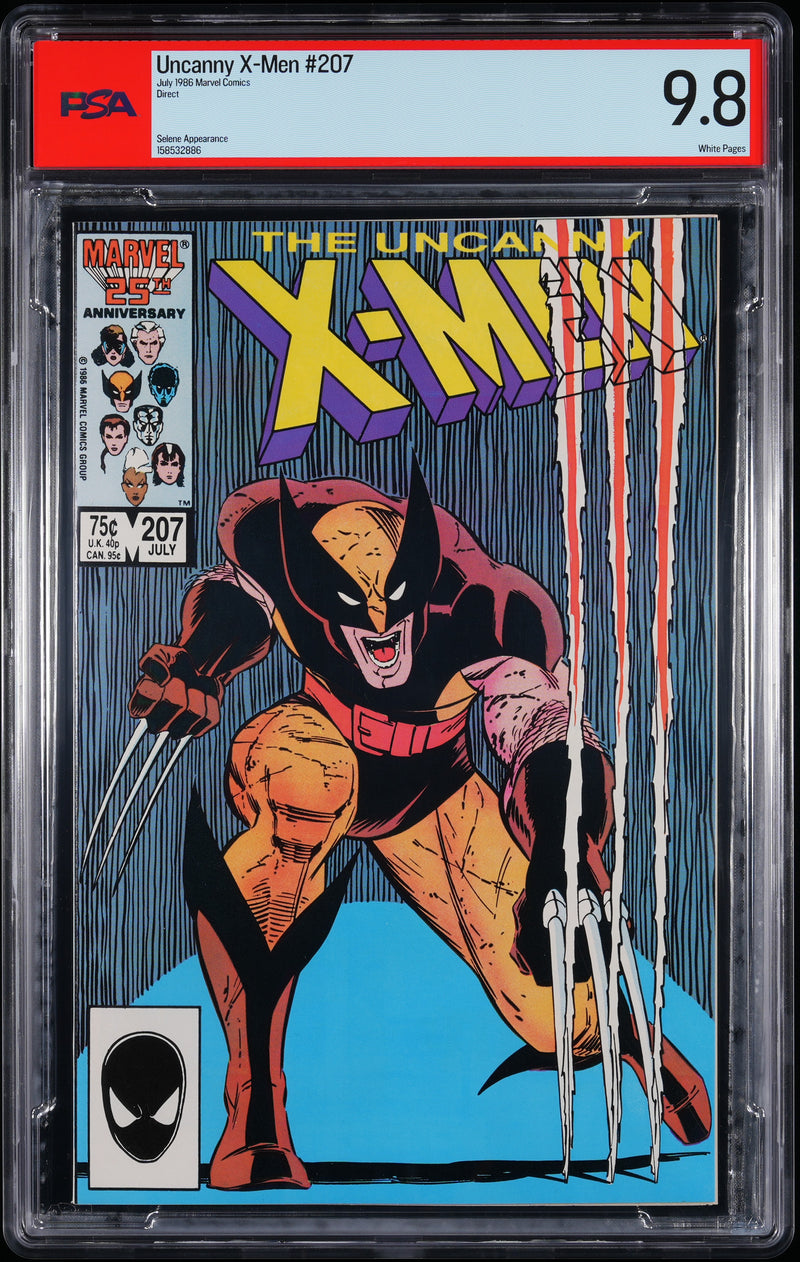 UNCANNY X-MEN (1986) #207 DIRECT PSA 9.8