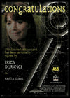 STARGATE SG-1 AUTOGRAPH SIGNED #A68 ERICA DURANCE / KRISTA JAMES