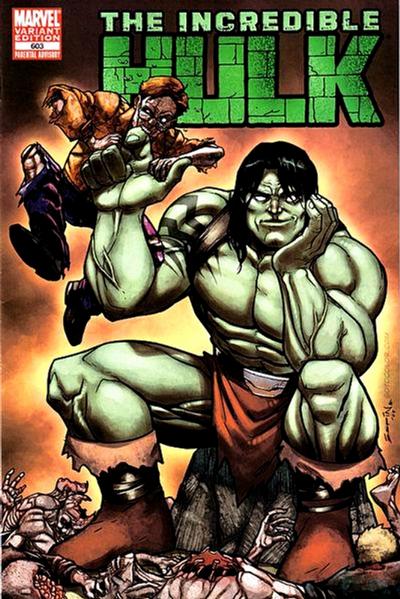 INCREDIBLE HULK 2009 #603 10 COPY INCV ZOMBIE VAR