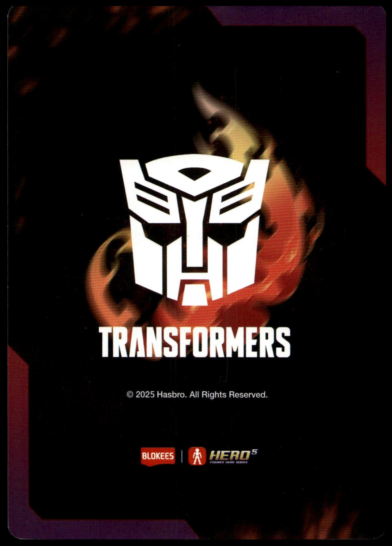 BLOKEES TRANSFORMERS RODIMUS TILL ALL ARE GONE COLLECTOR CARD