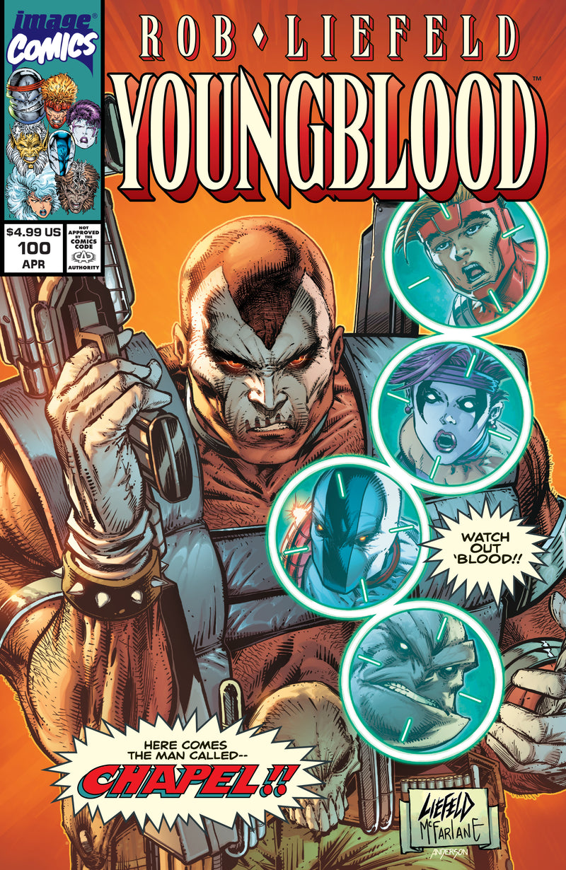 YOUNGBLOOD (2025) #100 CVR N ROB LIEFELD & TODD MCFARLANE