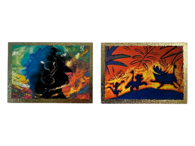 1994 SKYBOX THE LION KING SERIES 2 FOIL BORDER SET FB1 & FB2