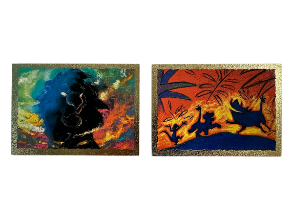1994 SKYBOX THE LION KING SERIES 2 FOIL BORDER SET FB1 & FB2