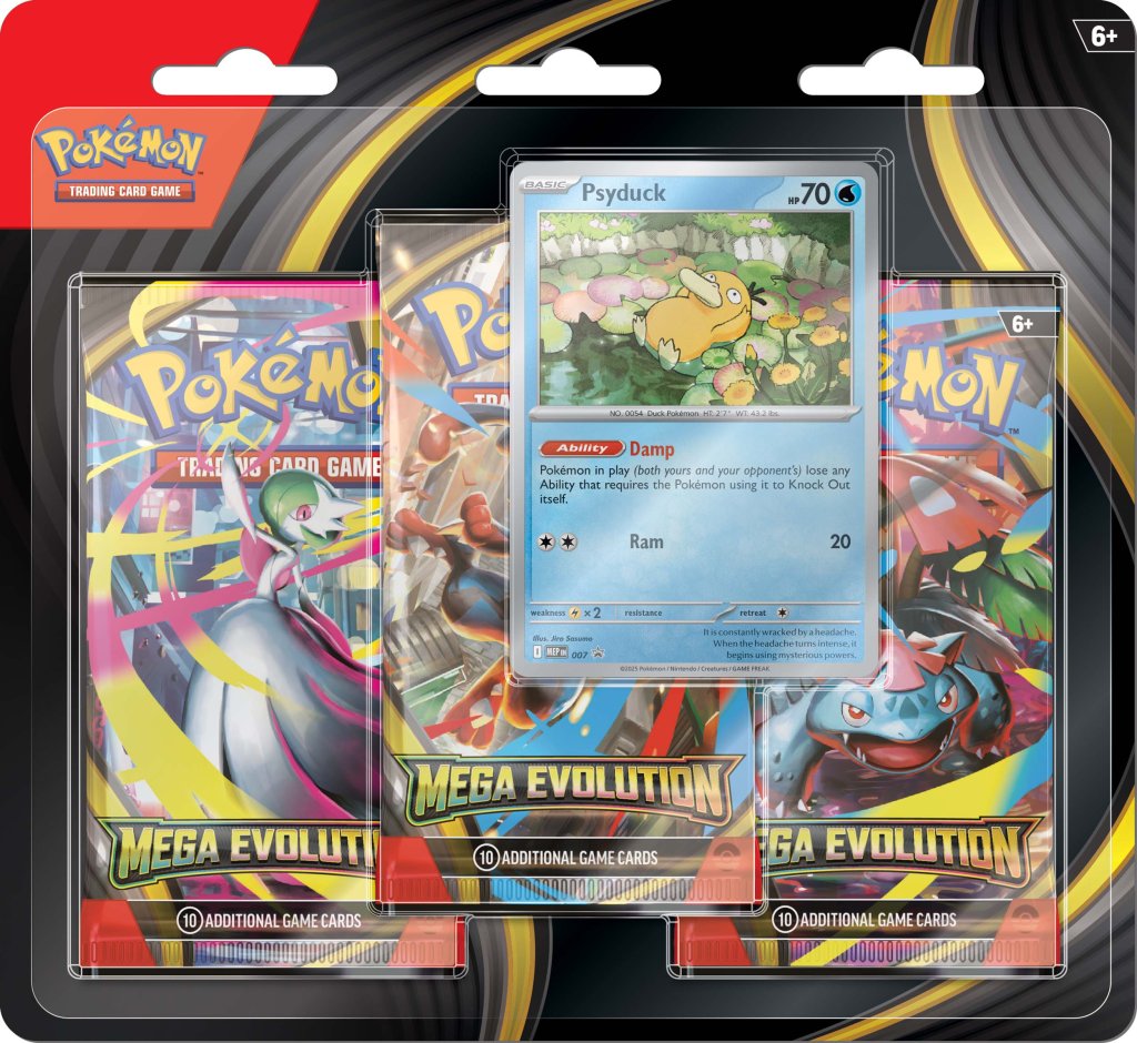 POKEMON TCG: MEGA EVOLUTIONS 1 BLISTER 3 PACK (RANDOMLY ALLOCATED)