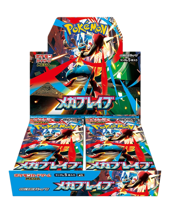 POKEMON JAPAN: MEGA M1B BRAVE BOOSTER BOX