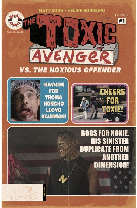 TOXIC AVENGER VS THE NOXIOUS OFFENDER (2026) #1 CVR C 5 COPY INCV TROMA PHOTO WRASSLIN MAGAZINE UNLOCK VAR