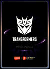 BLOKEES TRANSFORMERS STARSCREAM I WILL RULE THE UNIVERSE COLLECTOR CARD