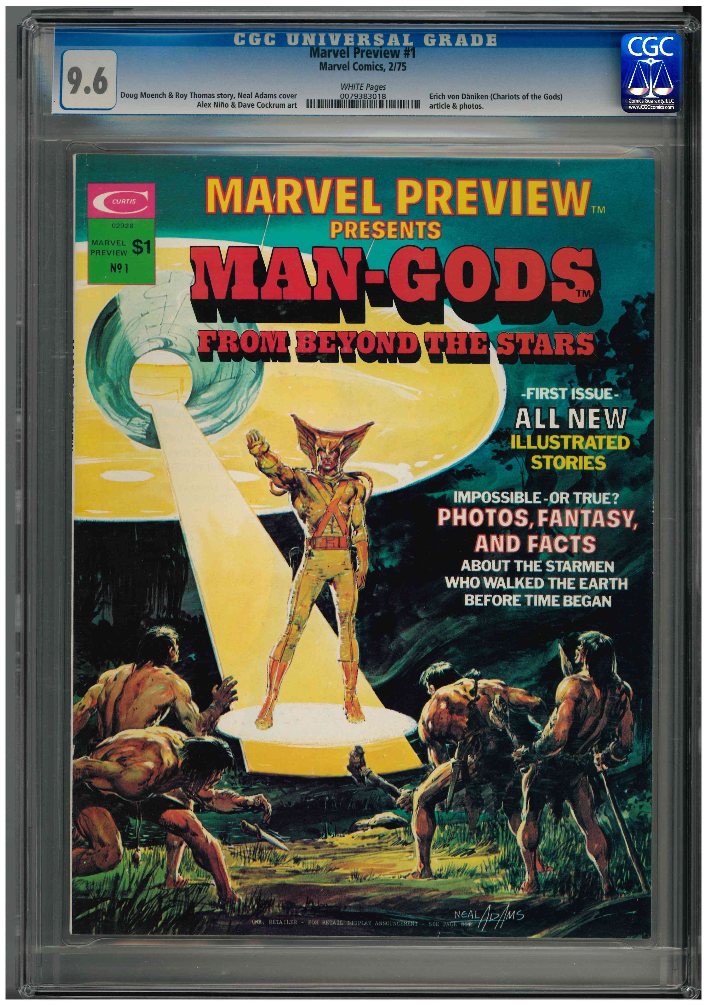 CGC MARVEL PREVIEW (1975) #1 (9.6)