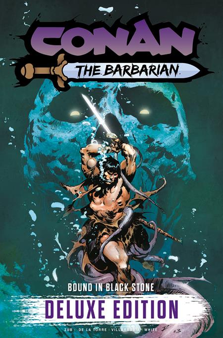 CONAN THE BARBARIAN BOUND IN BLACK STONE DELUXE EDITION HC VOL 01 DIRECT MARKET EDITION