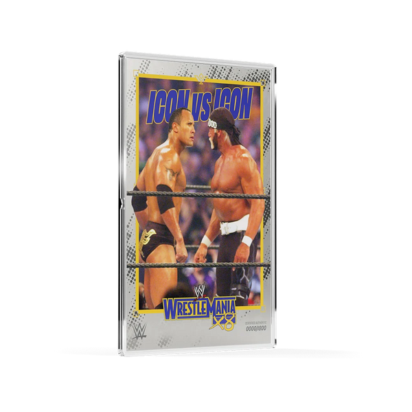 THE STARE DOWN - THE ROCK VS HULK HOGAN 5g COLLECTIBLE FOIL