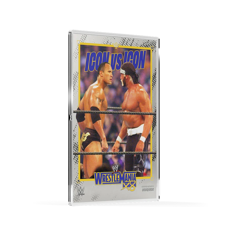 THE STARE DOWN - THE ROCK VS HULK HOGAN 5g COLLECTIBLE FOIL