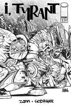 I TYRANT (2025) #5 CVR G RYAN GAJDA YOUNGBLOOD TEAM UP B&W VIRGIN VAR