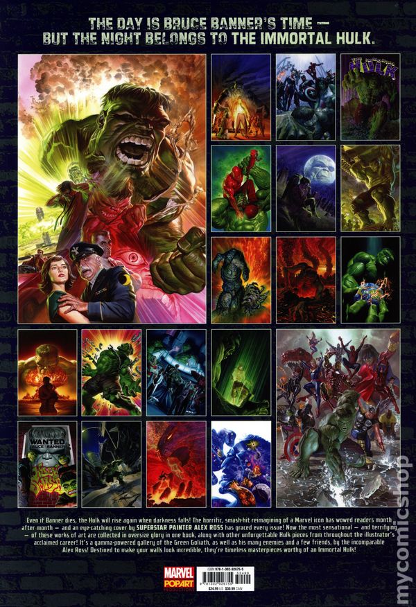 IMMORTAL HULK BY ALEX ROSS POSTER BOOK TP