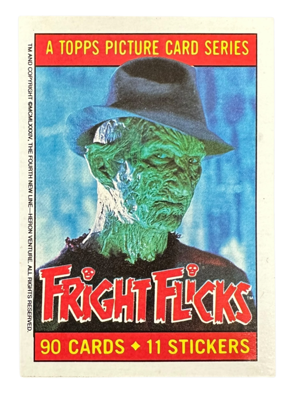 1988 TOPPS FRIGHT FLICKS **PARTIAL** BASE CARD SET