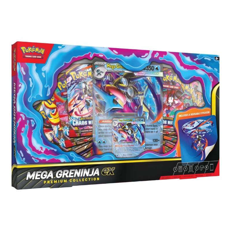 POKEMON TCG: MEGA GRENINJA EX PREMIUM COLLECTION