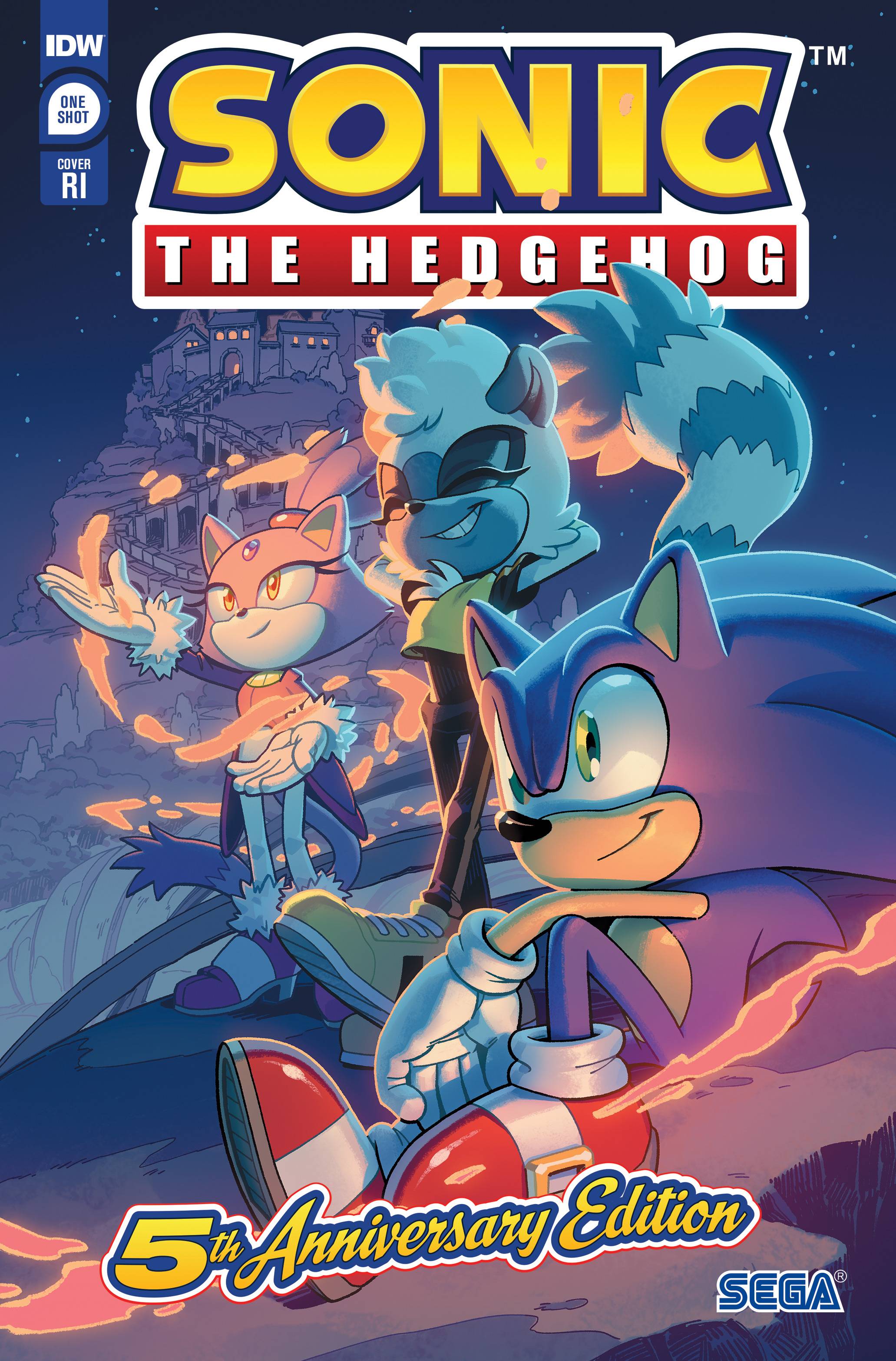 SONIC THE HEDGEHOG VOL 3 #1 5TH ANNIVERSARY EDITION CVR F 25 COPY INCV STANLEY