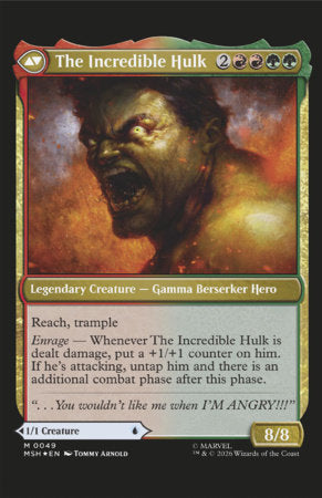 INFERNAL HULK (2025) #8 CLASSIFIED ARTIST MAGIC THE GATHERING VAR