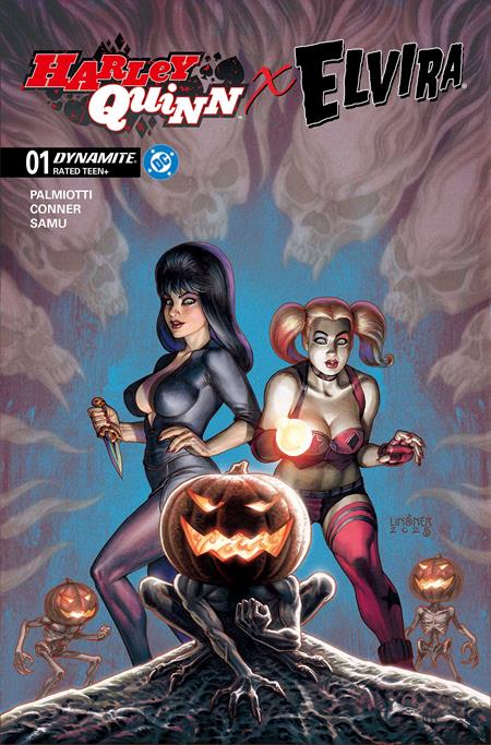 HARLEY QUINN X ELVIRA (2025) #1 CVR C JOSEPH MICHAEL LINSNER