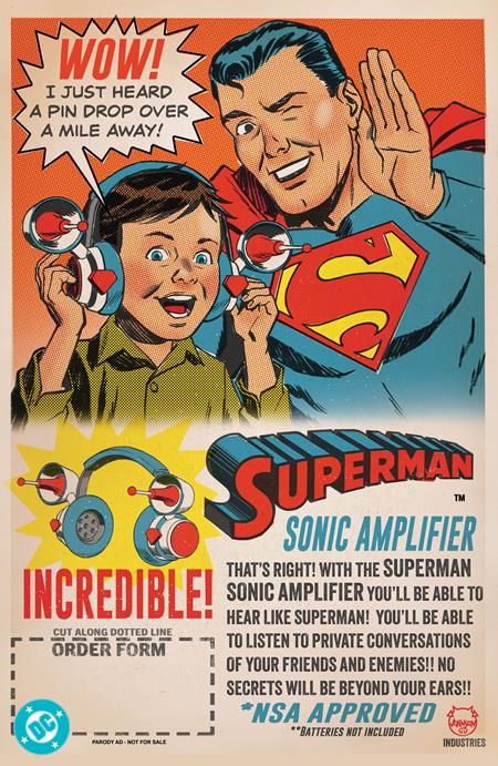 SUPERMAN (2023) #23 CVR F INC 1:25 DAVE JOHNSON CARD STOCK VAR