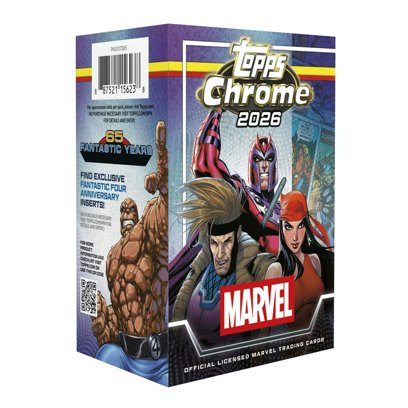 2026 TOPPS CHROME MARVEL BLASTER BOX