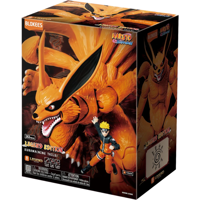 BLOKEES NARUTO SHIPPUDEN AE01 KURAMA NINE TAILS LEGEND EDITION MODEL