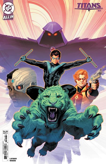 TITANS (2023) #21 CVR B ARIEL OLIVETTI CARD STOCK VAR
