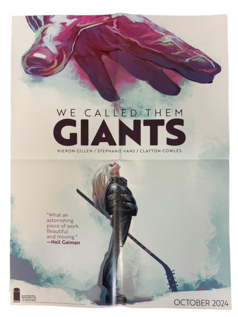 WE CALLED THEM GIANTS & DIE DOUBLE SIDED PROMO POSTER