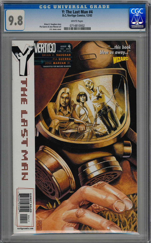 CGC Y: THE LAST MAN (2002) #4 (9.8)