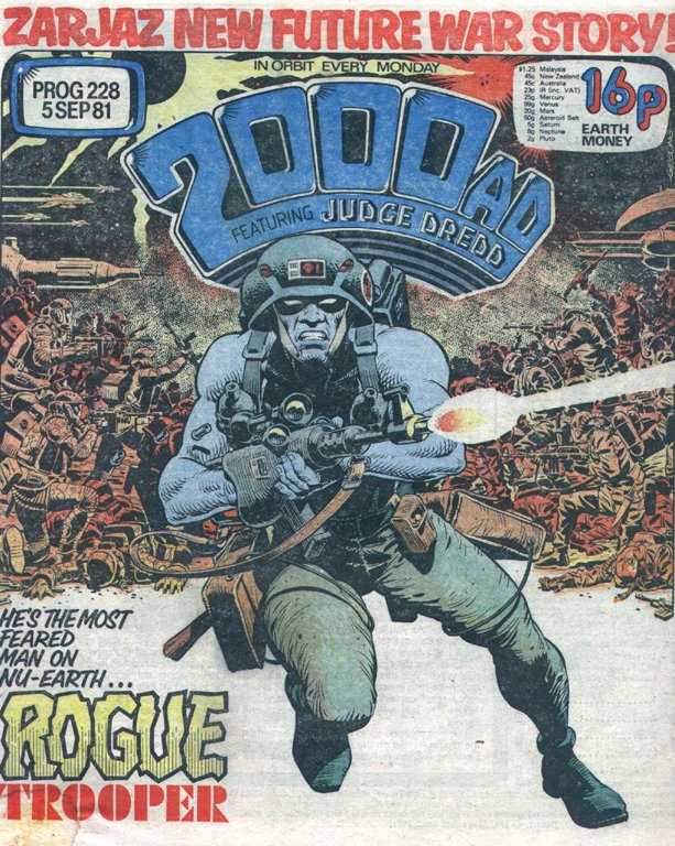 2000 AD (1977) #228 - FIRST APPEARANCE ROGUE TROOPER (VF)